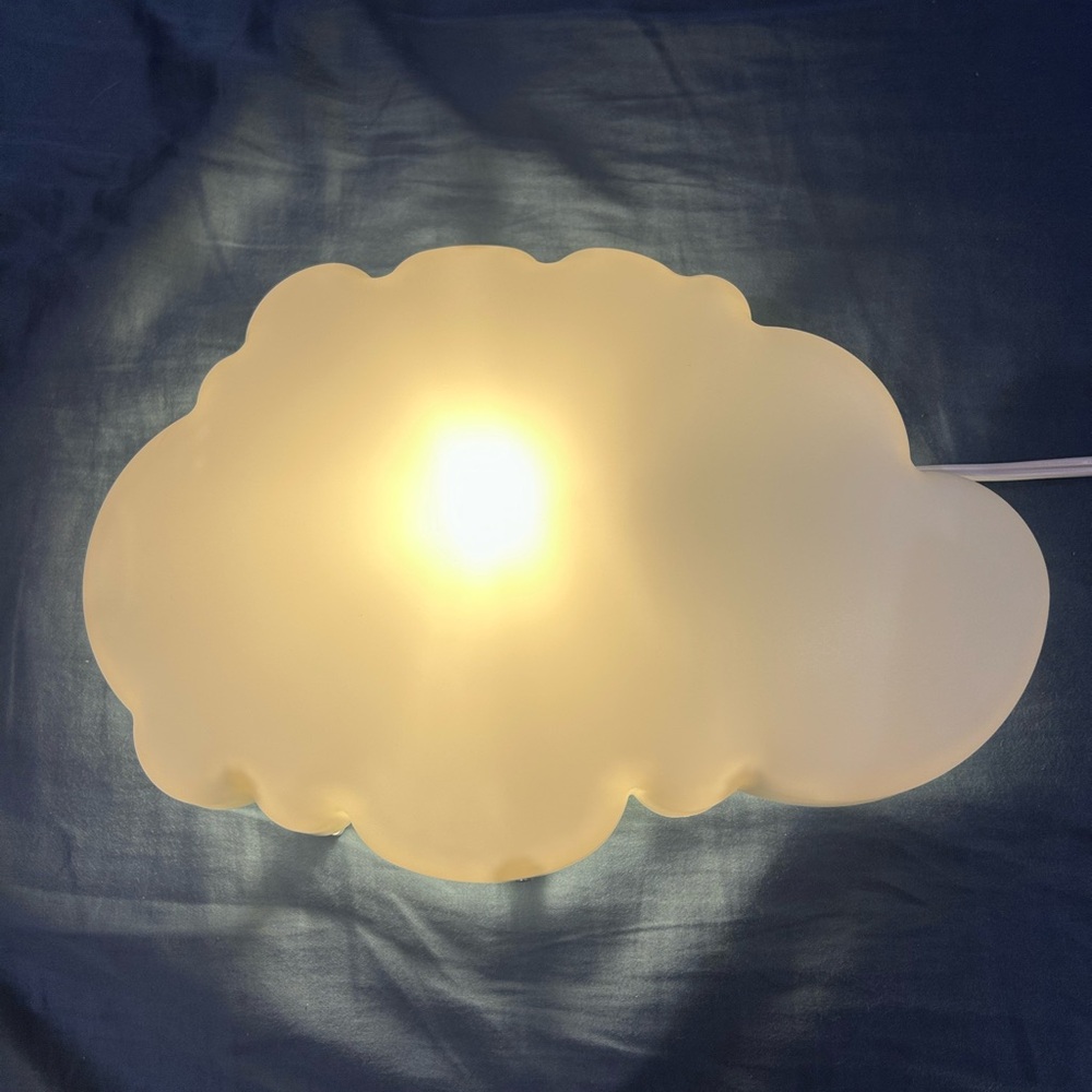 Vintage 1990's Ikea Dromsyn Cloud Wall Lamp